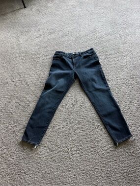 DL1961 Women's Florence cropped Jeans in Black Wash